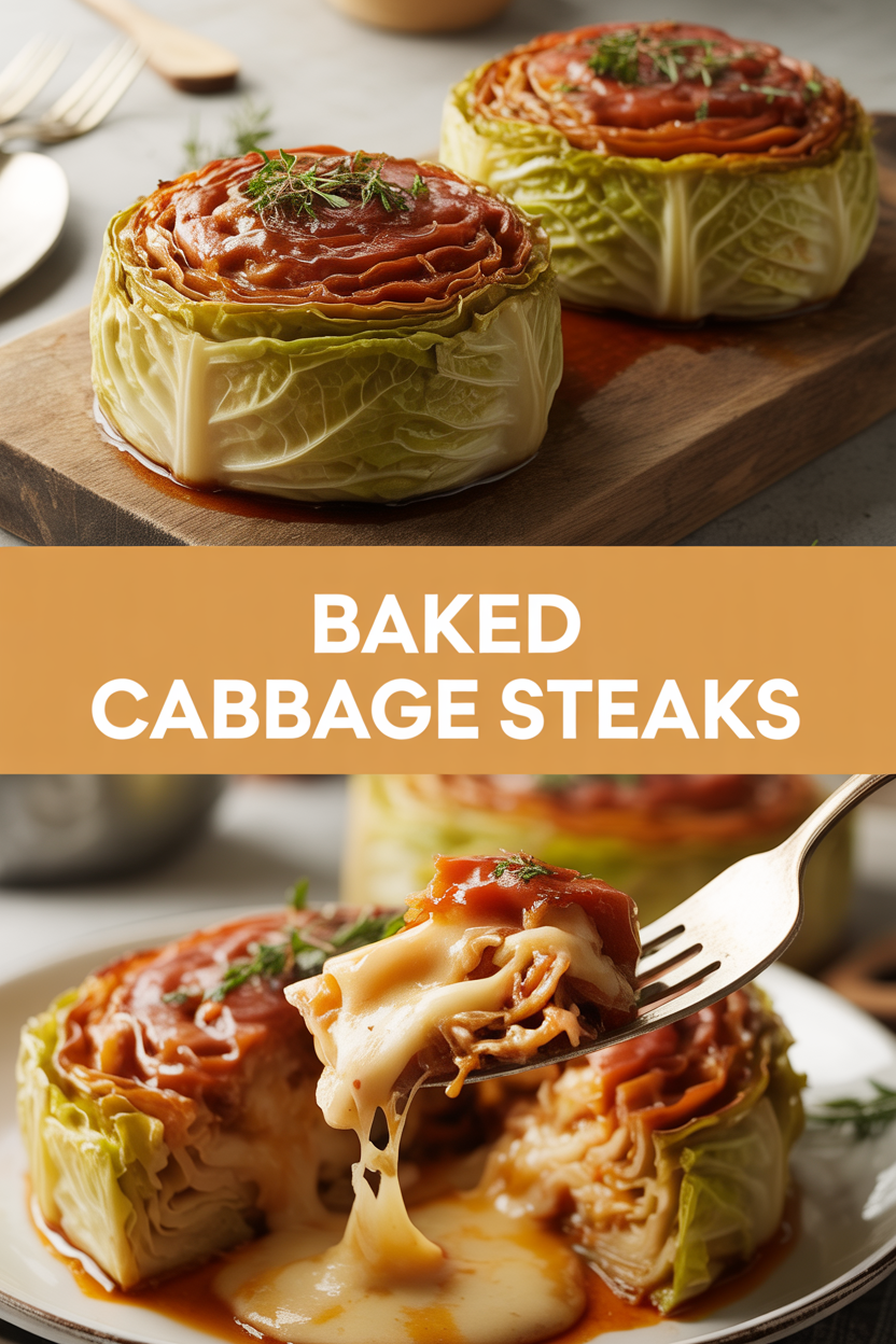 Baked Cabbage Steaks