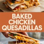 Baked Chicken Quesadillas