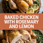 Baked Chicken with Rosemary and Lemon
