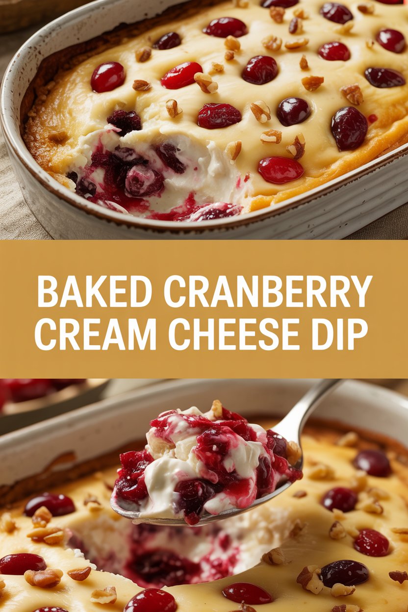 Baked Cranberry Cream Cheese Dip