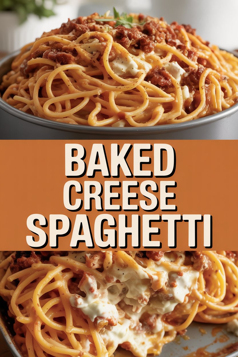 Baked Cream Cheese Spaghetti