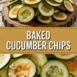 Baked Cucumber Chips Baked Cucumber Chips
