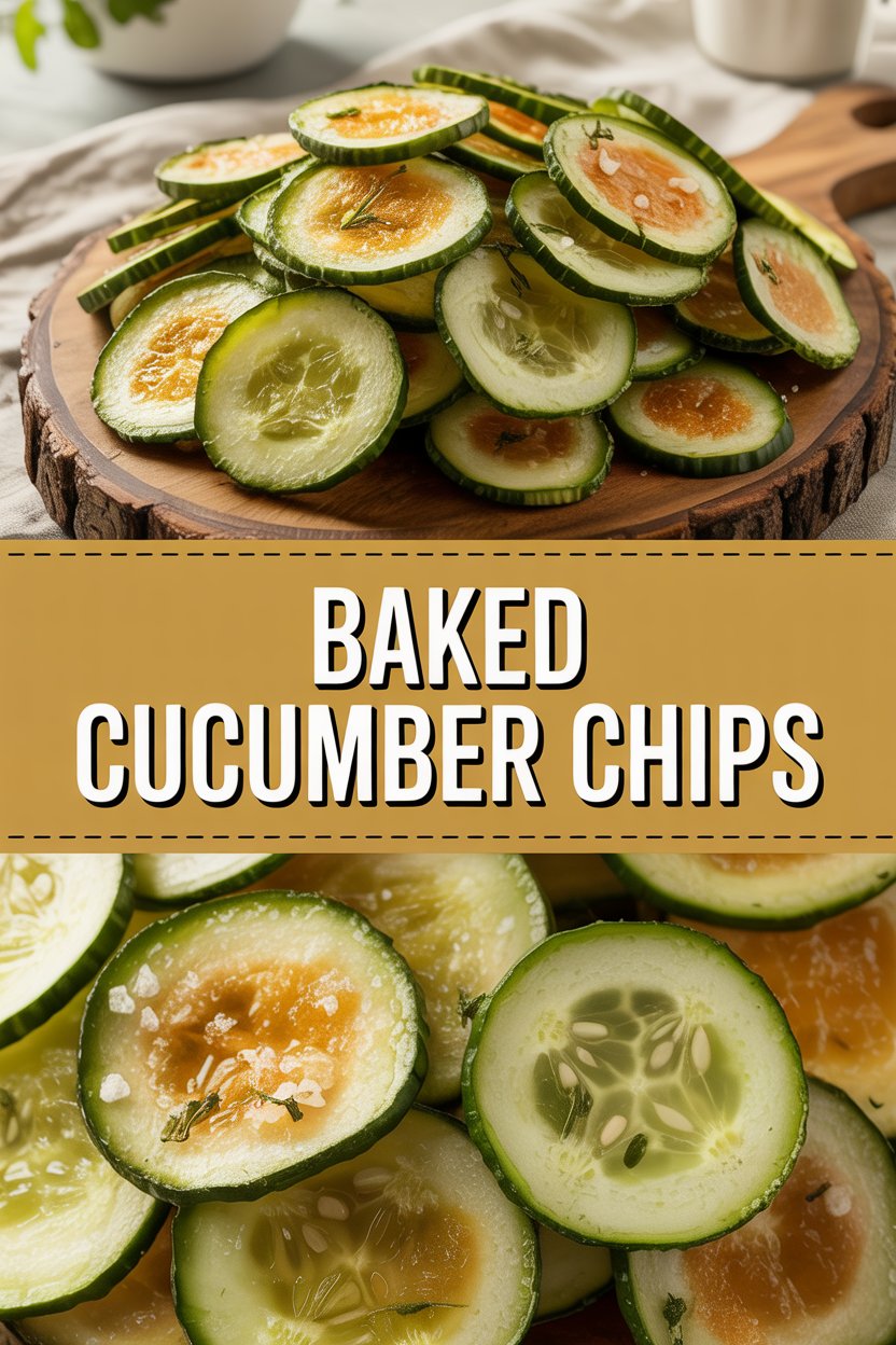 Baked Cucumber Chips