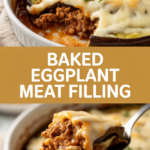 Baked Eggplant Meat Filling Baked Eggplant Meat Filling