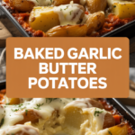 Baked Garlic Butter Potatoes Baked Garlic Butter Potatoes