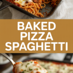 Baked Pizza Spaghetti Baked Pizza Spaghetti