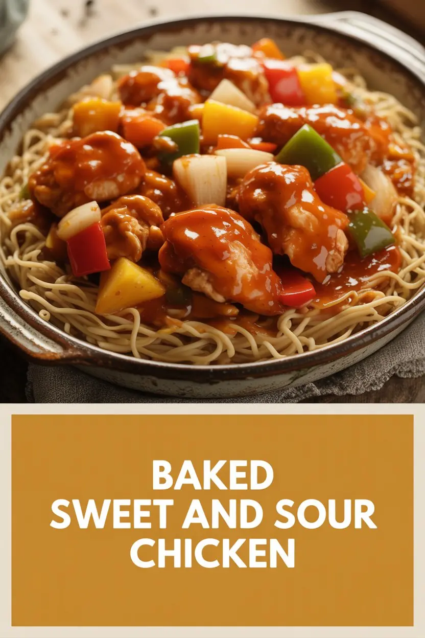 Baked Sweet And Sour Chicken