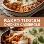 Baked Tuscan Chicken Casserole