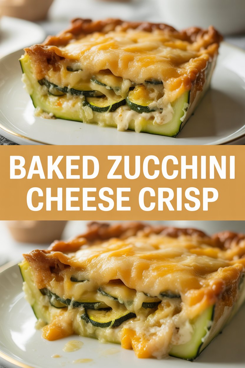 Baked Zucchini Cheese Crisp