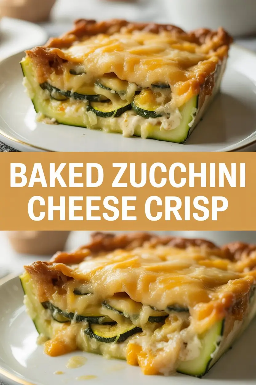 Baked Zucchini Cheese Crisp
