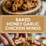 Baked honey garlic chicken wings Baked honey garlic chicken wings