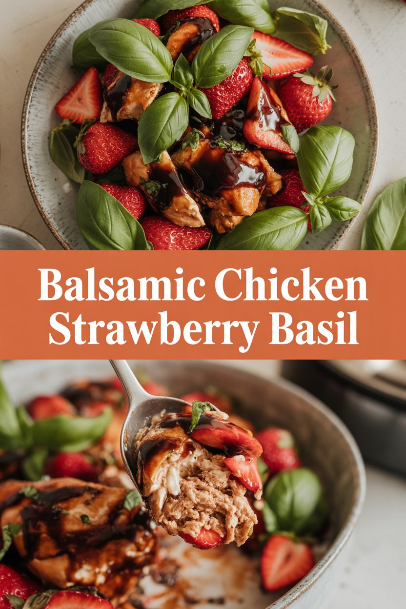 Balsamic Chicken Strawberry Basil