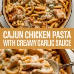 Cajun Chicken Pasta with Creamy Garlic Sauce