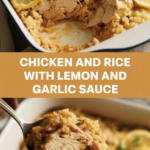 Chicken and Rice with Lemon and Garlic Sauce Chicken and Rice with Lemon and Garlic Sauce