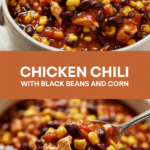Chicken chili with black beans and corn Chicken chili with black beans and corn