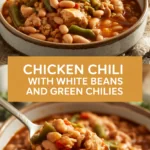 Chicken chili with white beans and green chilies Chicken chili with white beans and green chilies