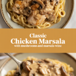 Classic Chicken Marsala with Mushrooms and Marsala Wine