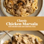 Classic Chicken Marsala with Mushrooms and Marsala Wine