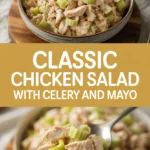 Classic chicken salad with celery and mayo Classic chicken salad with celery and mayo