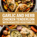 Garlic and Herb Chicken Tenderloin with Roasted Vegetables