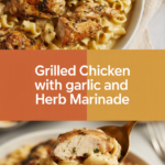 Grilled chicken with garlic and herb marinade Grilled chicken with garlic and herb marinade