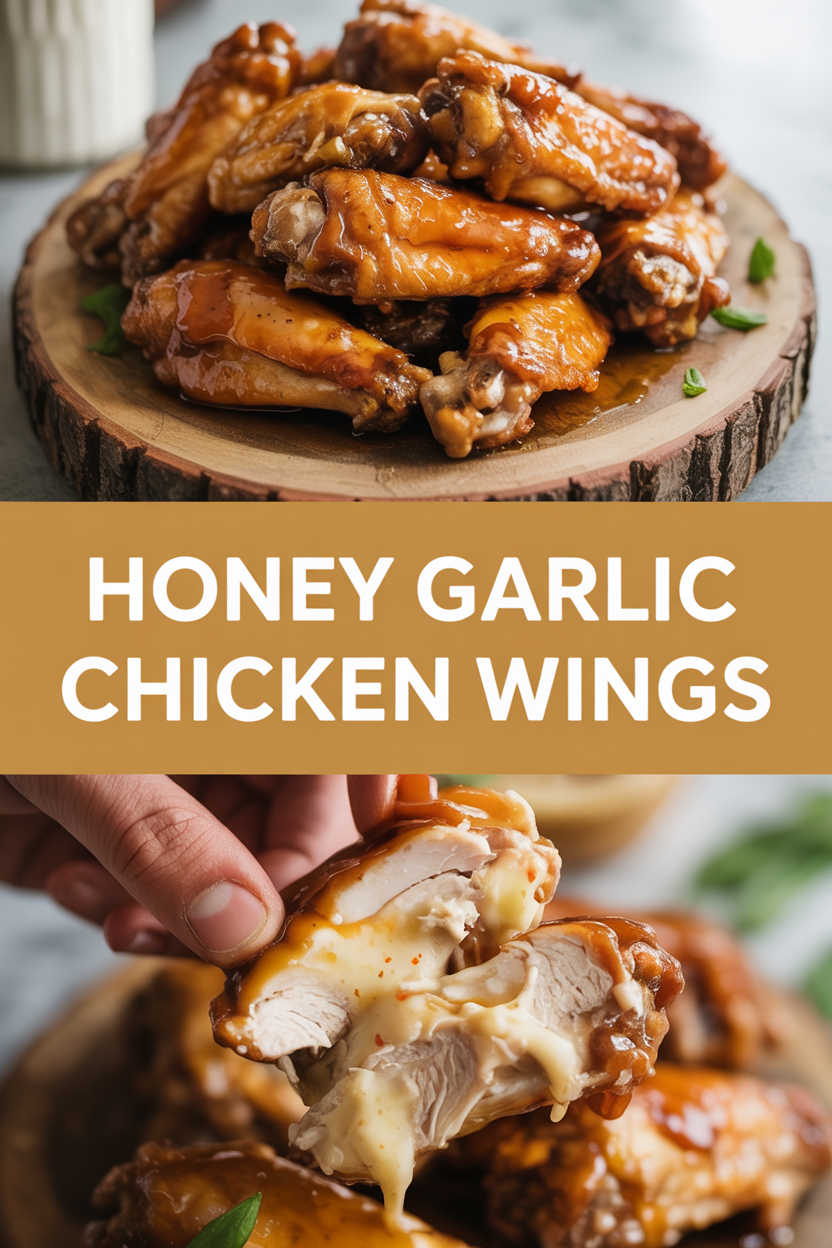 Honey Garlic Chicken Wings
