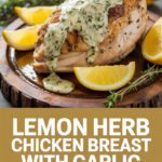 Lemon Herb Chicken Breast with Garlic and Thyme Lemon Herb Chicken Breast with Garlic and Thyme