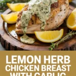 Lemon Herb Chicken Breast with Garlic and Thyme