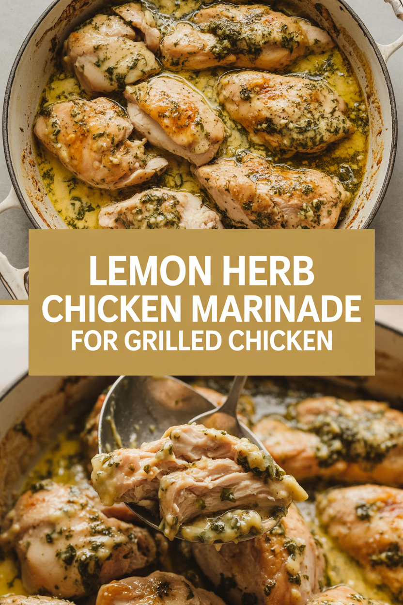Lemon Herb Chicken Marinade for Grilled Chicken