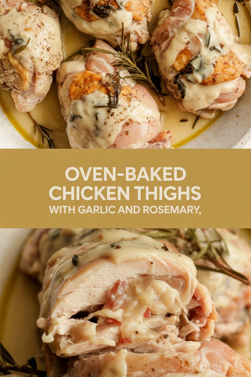Oven-Baked Chicken Thighs with Garlic and Rosemary
