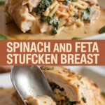 Spinach and Feta Stuffed Chicken Breast