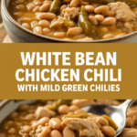 White Bean Chicken Chili with Mild Green Chilies