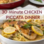 30-Minute Chicken Piccata Dinner 30-Minute Chicken Piccata Dinnerjl