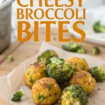 Air Fryer Cheesy Broccoli Bitesjl