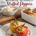 Air Fryer Creamy Chicken Stuffed Peppers Air Fryer Creamy Chicken Stuffed Peppersjl