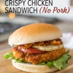 Air Fryer Crispy Chicken Sandwich (No Pork) Air Fryer Crispy Chicken Sandwich (No Pork)jl