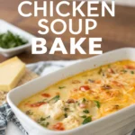Cheesy Chicken Soup Bake Cheesy Chicken Soup Bakejl