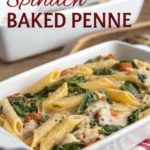 Chicken and Spinach Baked Penne Chicken and Spinach Baked Pennejl