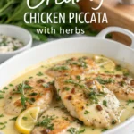Creamy Chicken Piccata with Herbs Creamy Chicken Piccata with Herbsjl