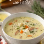 Creamy Chicken Soup with Herbs Creamy Chicken Soup with Herbsjl