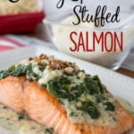 Creamy Spinach Stuffed Salmonjl