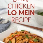 Easy Chicken Lo Mein Recipe Easy Chicken Lo Mein Recipejl