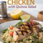 Grilled Chicken with Quinoa Saladjl