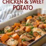 One-Pan Chicken & Sweet Potato One-Pan Chicken & Sweet Potatojl