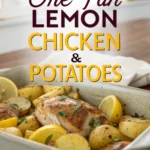 One-Pan Lemon Chicken & Potatoes One-Pan Lemon Chicken & Potatoesjl