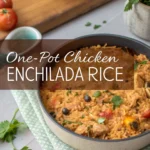 One-Pot Chicken Enchilada Rice One-Pot Chicken Enchilada Ricejl