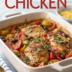 One-Pot Mediterranean Chicken One-Pot Mediterranean Chickenjl
