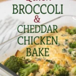 Quick Broccoli & Cheddar Chicken Bake Quick Broccoli & Cheddar Chicken Bakejl
