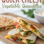 Quick Cheesy Vegetable Quesadillasjl