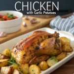 Roasted Chicken with Garlic Potatoes Roasted Chicken with Garlic Potatoesjl